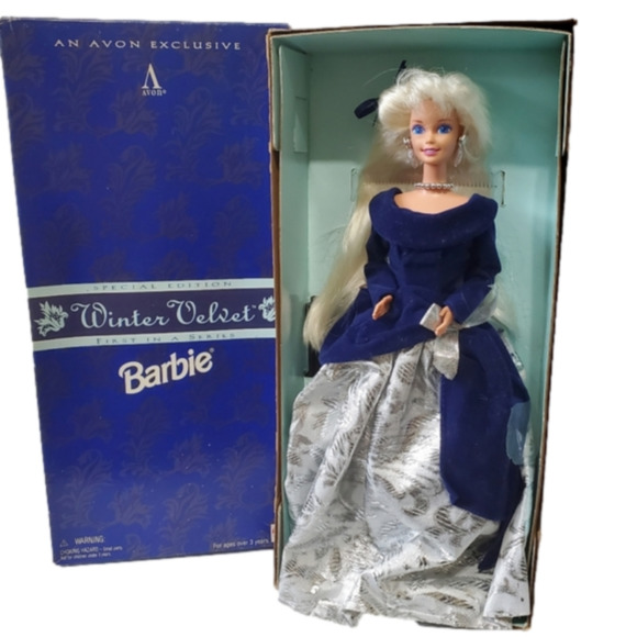 Mattel Other - 𝅺1995 Avon Exclusive Winter Velvet Barbie Special Edition New in Box
